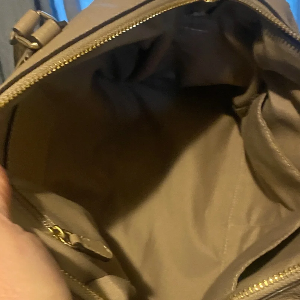 Coach Pebbled Leather Tote in Taupe - Picture 3 of 15